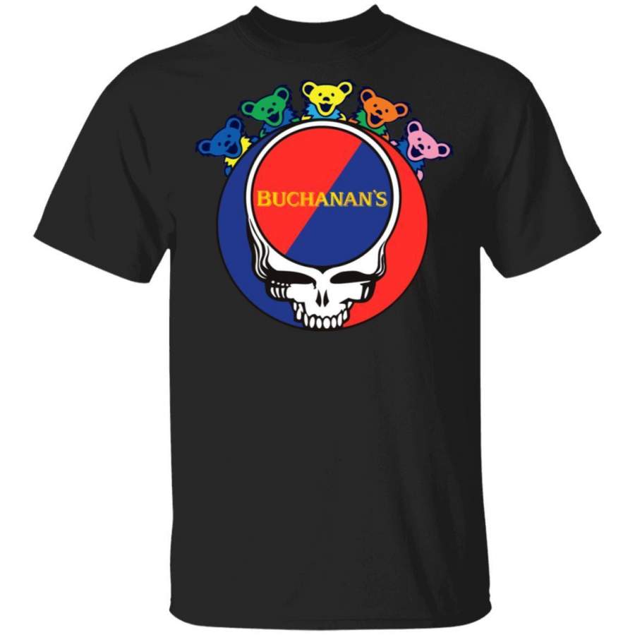 Buchanan??s In Grateful Dead Head T-shirt Whisky Tee PT03