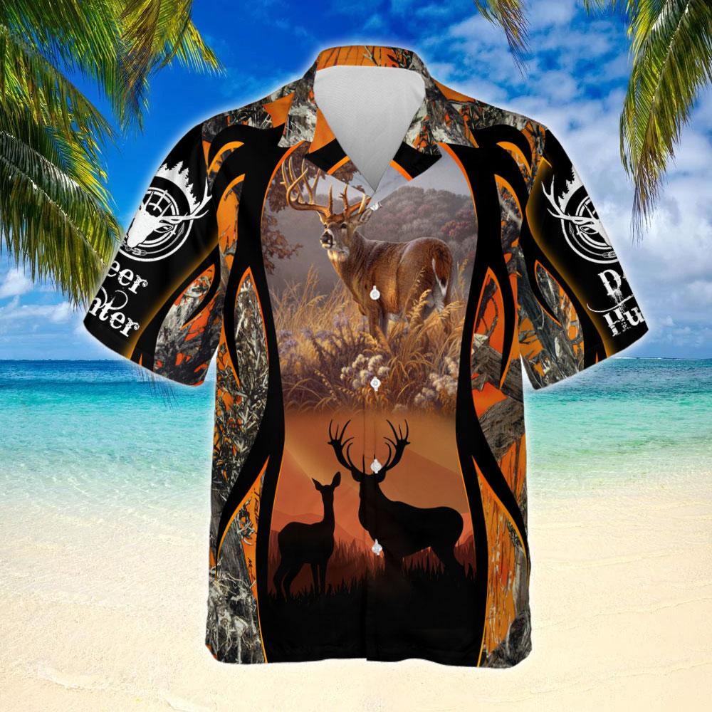 Deer Hunting Hawaiian Shirt Trn1086Hw