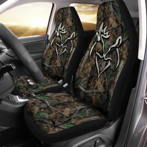 Deer Hunting Limited Edition Car Seat Cover (Set Of 2)