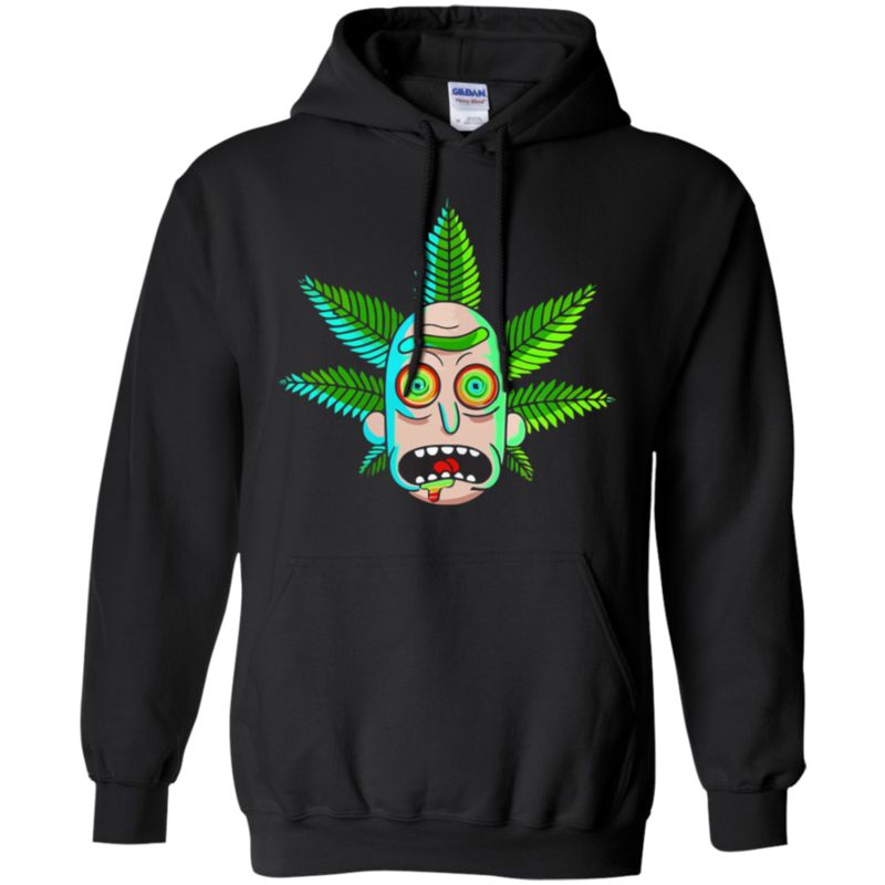 Agr Rick And Morty High On Weed Rick Sanchez Hoodie