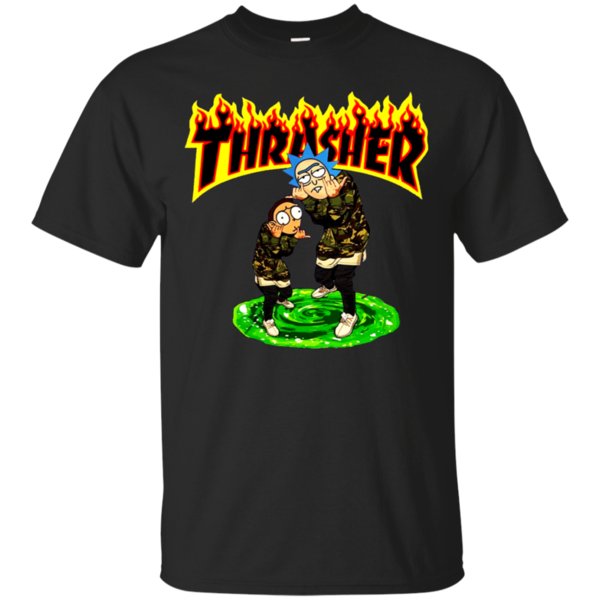 Agr Rick And Morty Thrasher T-shirt