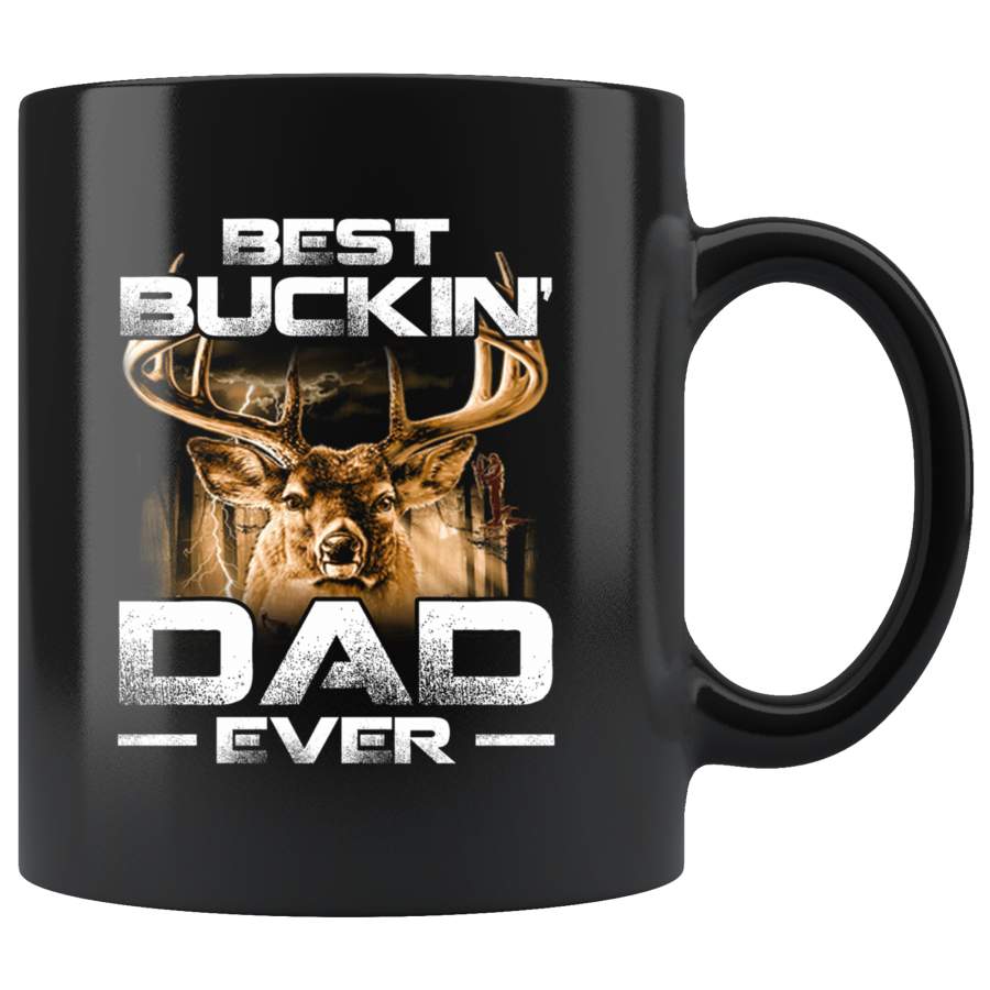 Best Buckin’ Dad Ever Deer Hunting Bucking Father Mug Gift