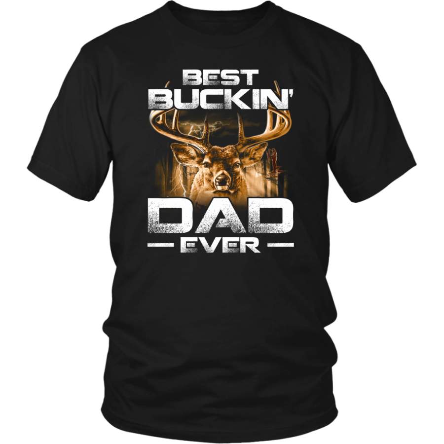 Best Buckin’ Dad Ever Shirt Deer Hunting Bucking Father Gift