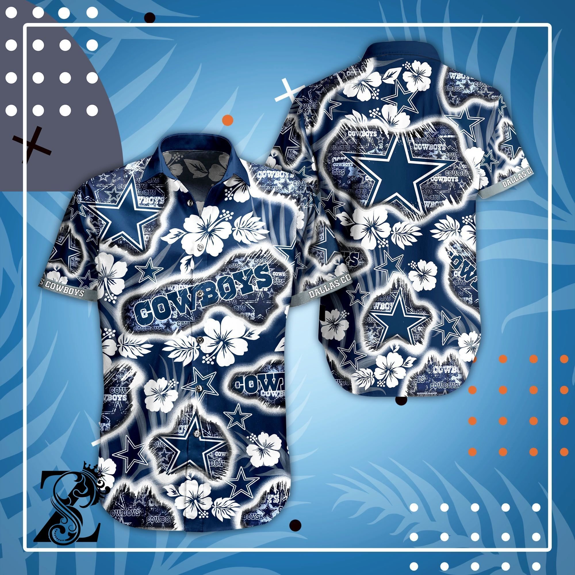 Th0046 Dallas Cowboys Hawaiian Shirt