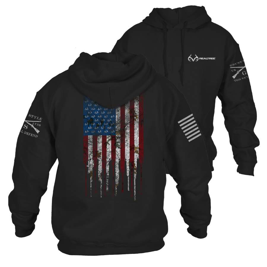 Realtree AP Snow? – Hunting Flag Hoodie