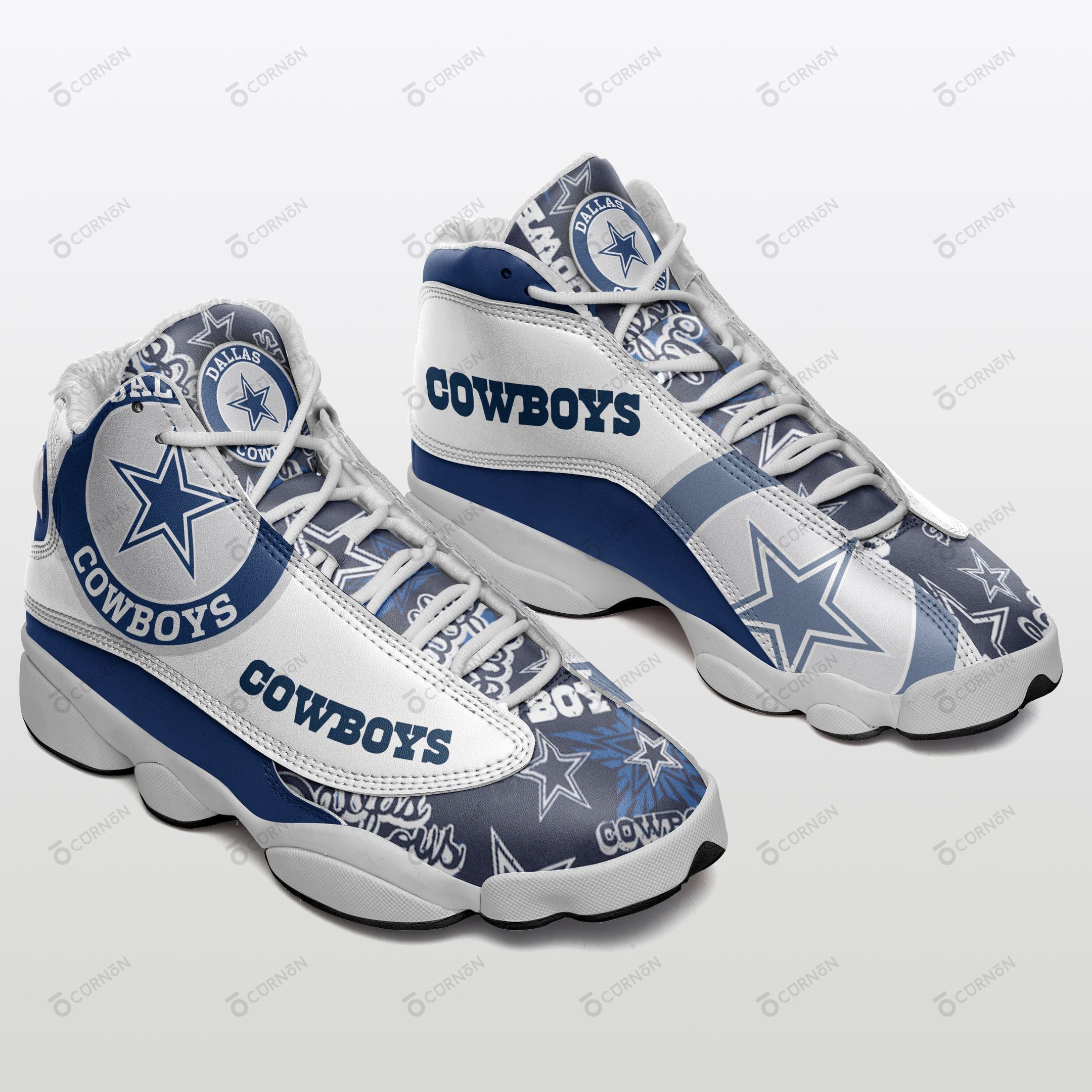 Dallas Cowboys Air JD13 Sneakers 511