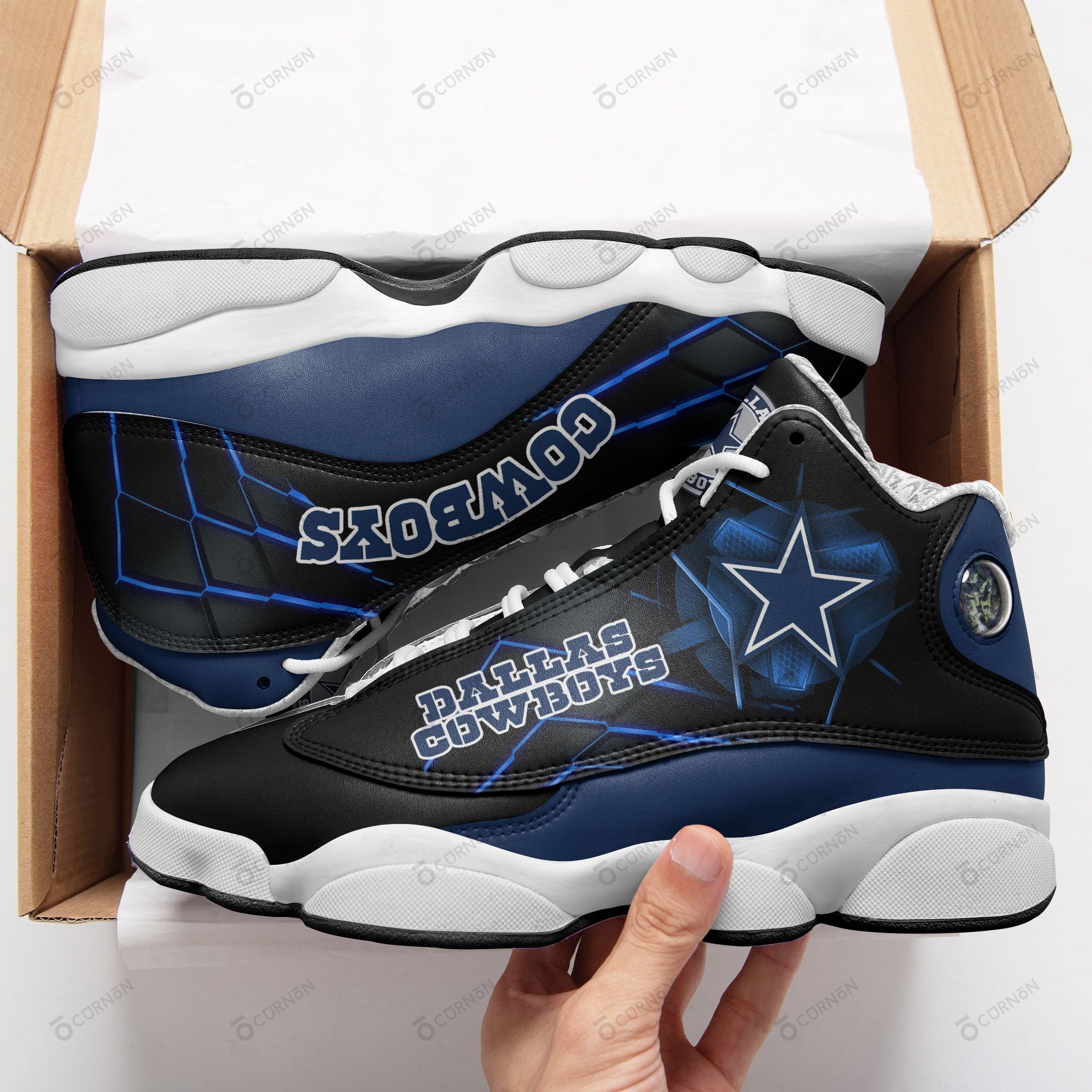 Dallas Cowboys Air JD13 Sneakers 707