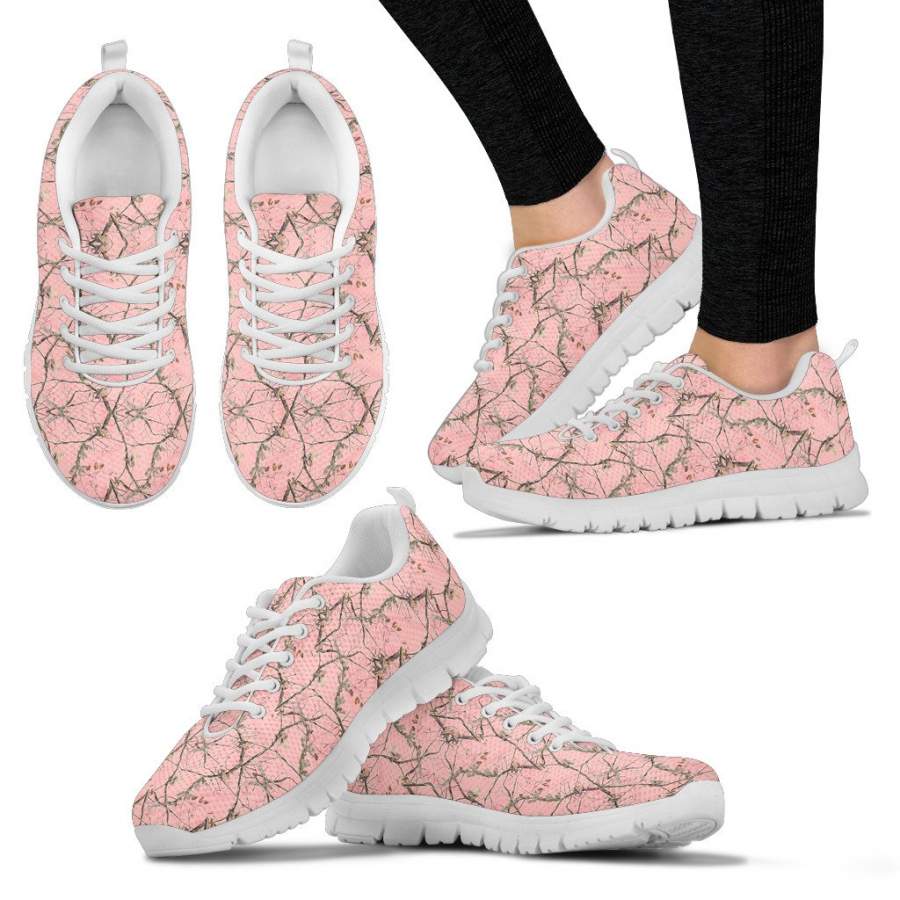 Pink Camo Hunting Sneakers