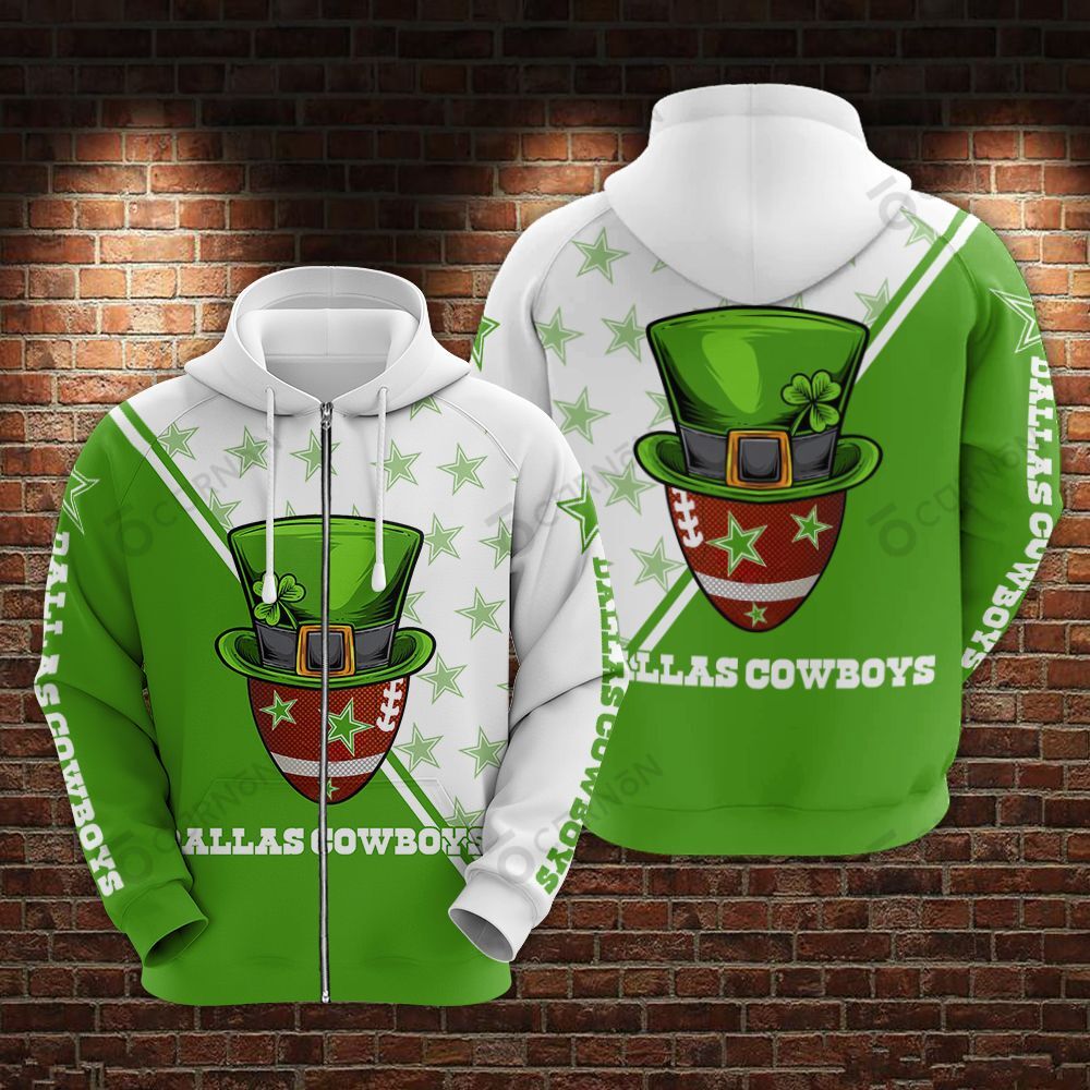 Dallas Cowboys and Saint Patrick Limited Hoodie S532