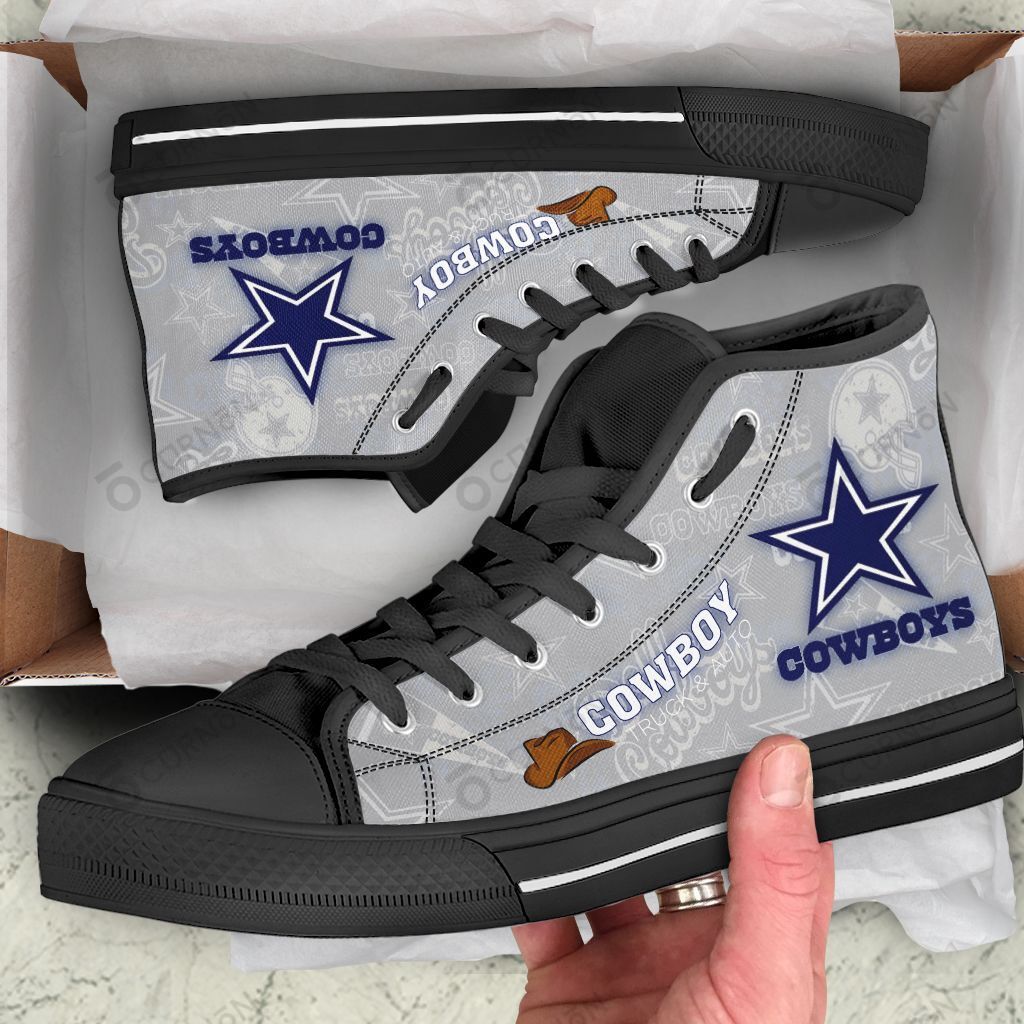 Dallas Cowboys High Top Shoes