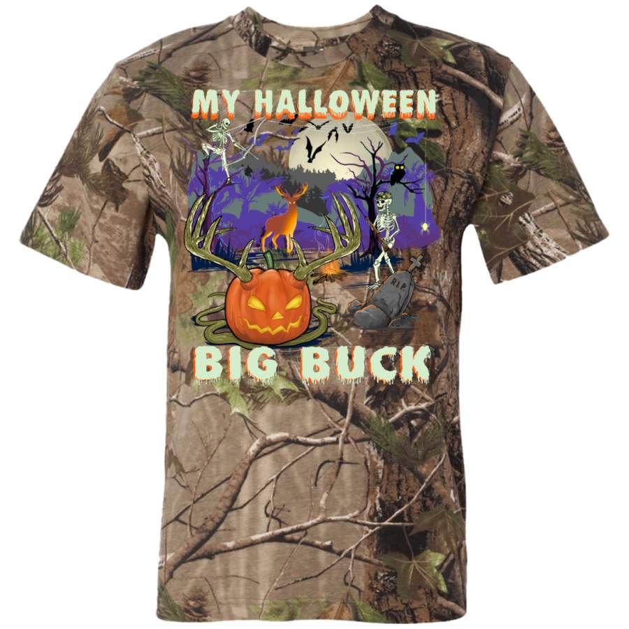 Halloween Deer Hunting Camo T-shirt