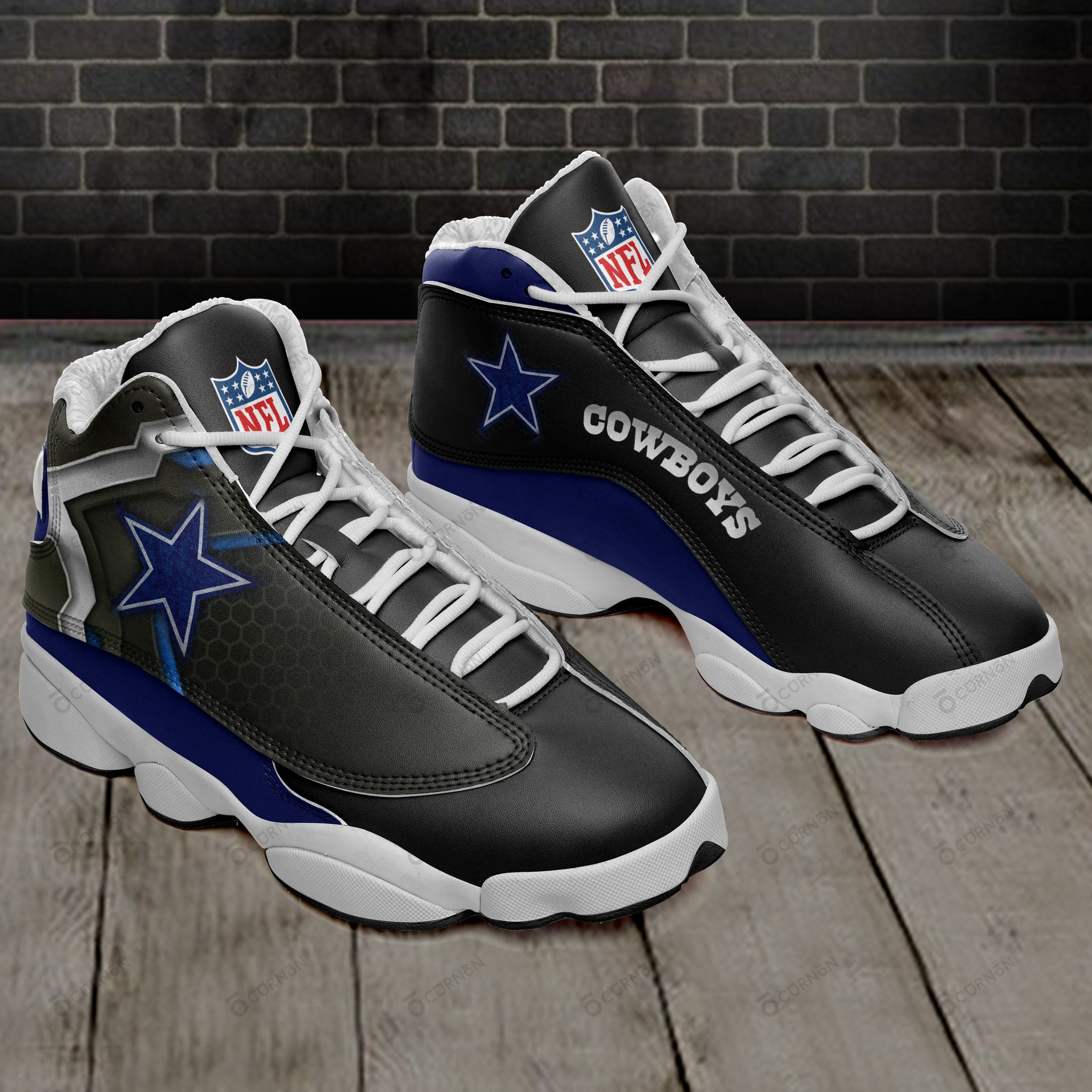 Dallas Cowboys Air JD13 Sneakers 186