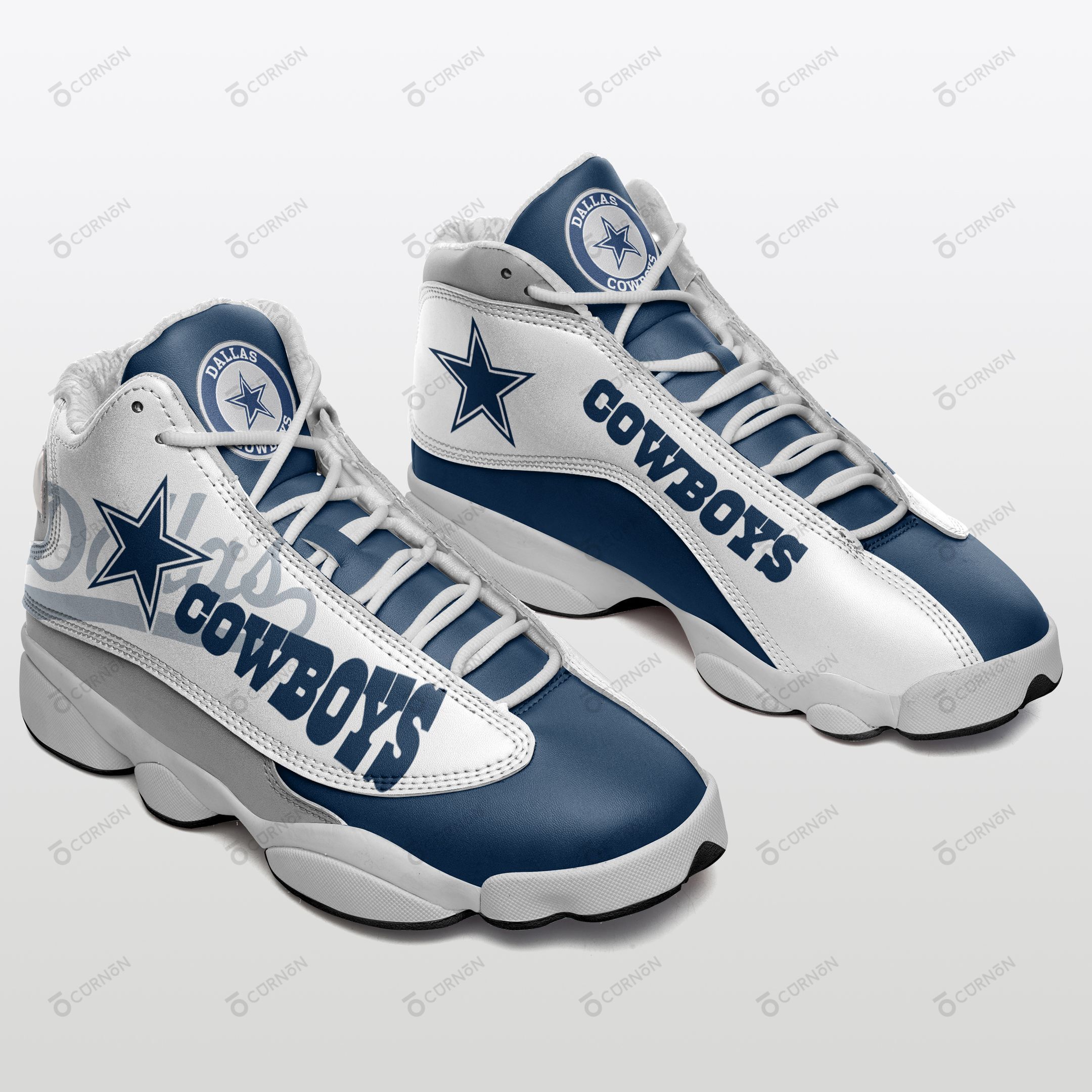 Dallas Cowboys Air JD13 Sneakers 366