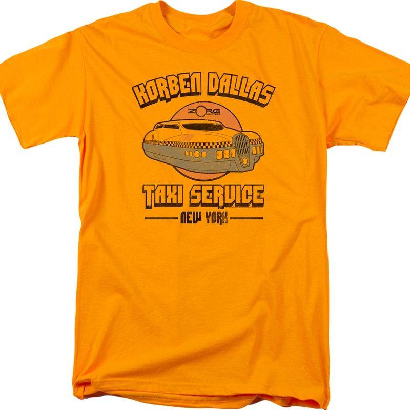 Korben Dallas Taxi Service Fifth Element T-Shirt