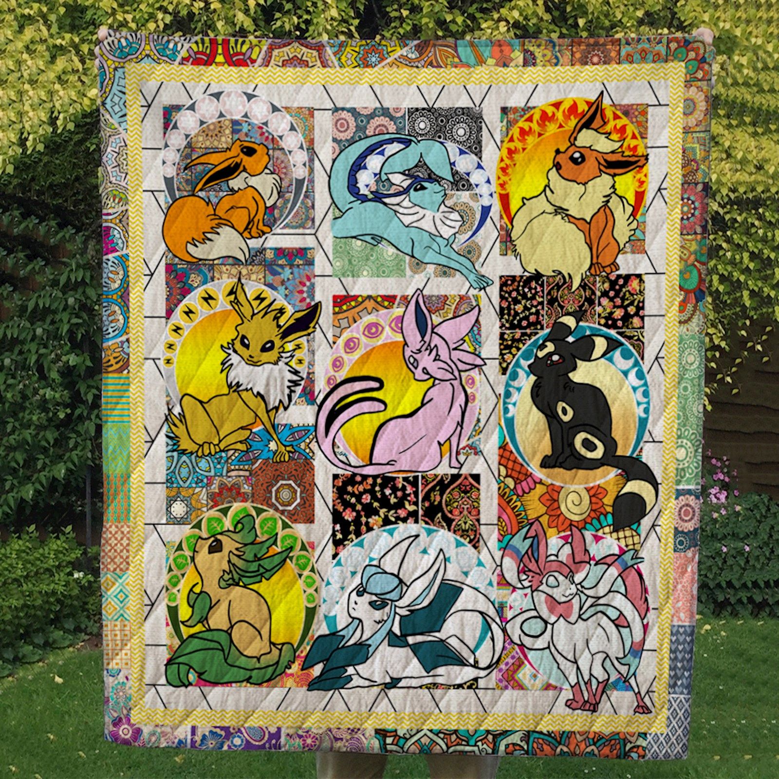 3D QUILT Pokemon Eevee Evolution