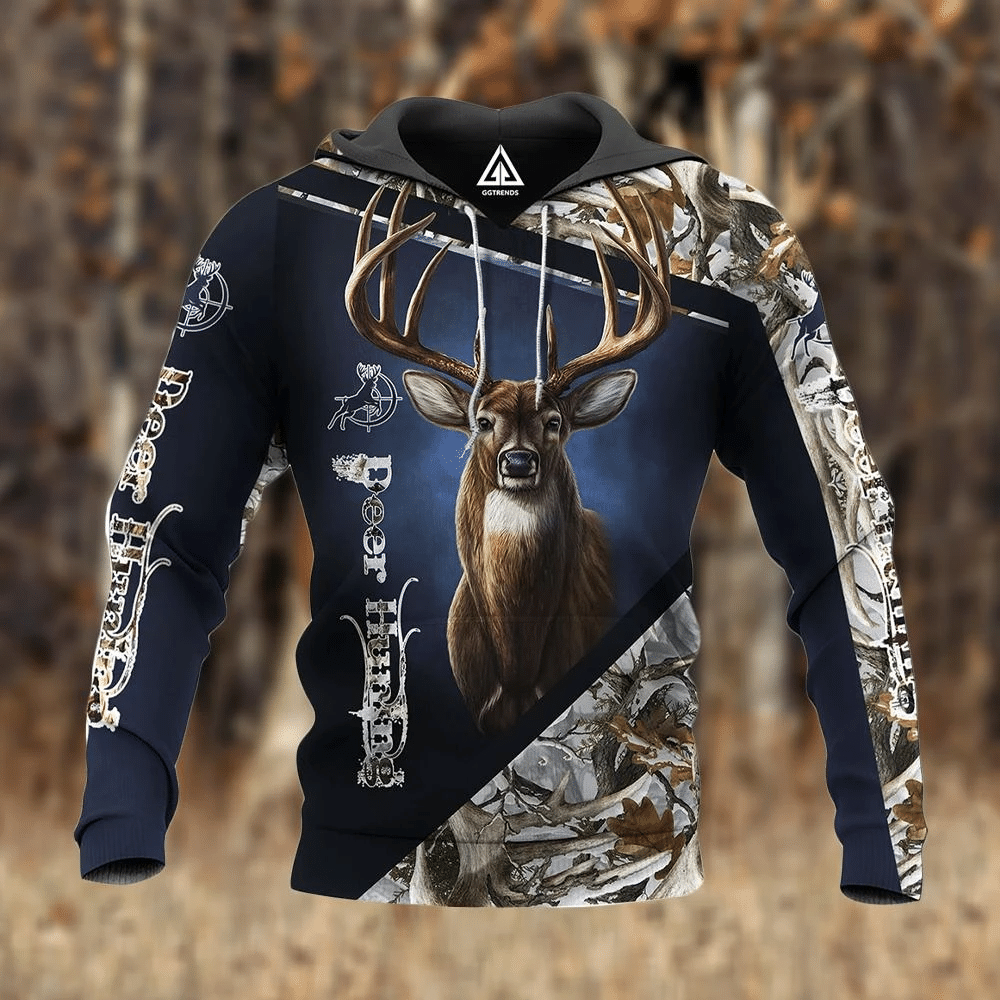 BEAUTIFUL DEER HUNTING 3D ALL OVER PRINT HOODIE TN210193