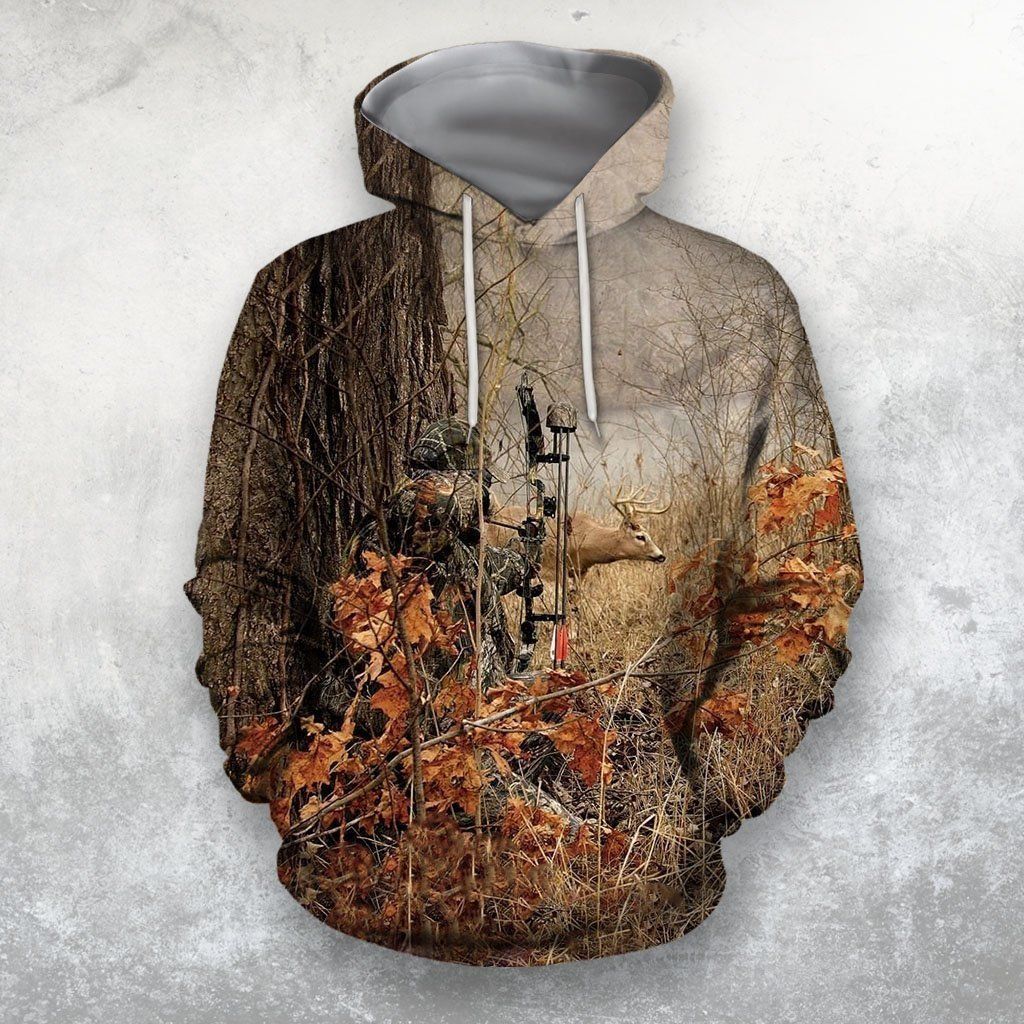 BOWHUNTING 3D ALL OVER PRINT HOODIE TN2801150