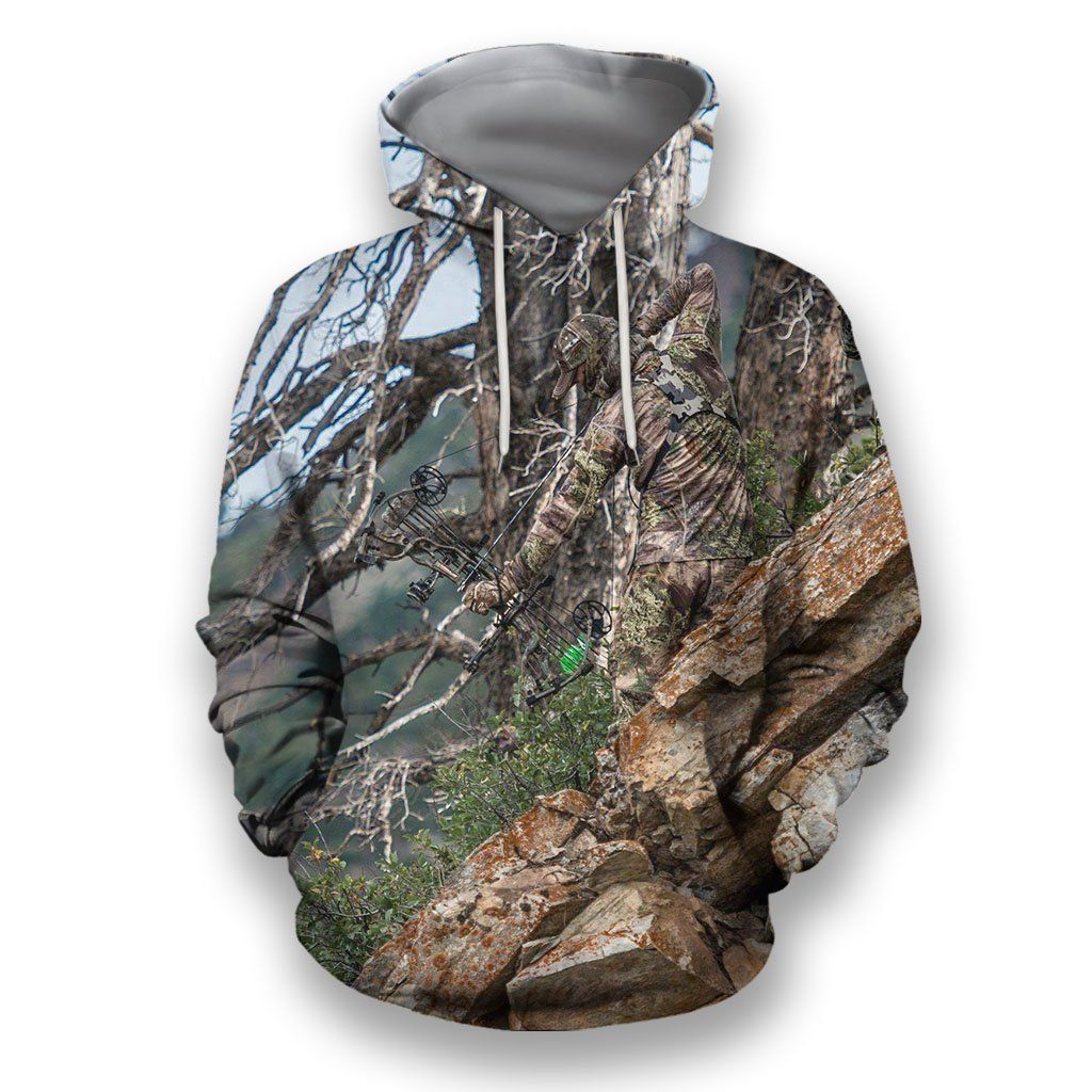 BOWHUNTING 3D ALL OVER PRINT HOODIE TN2801151