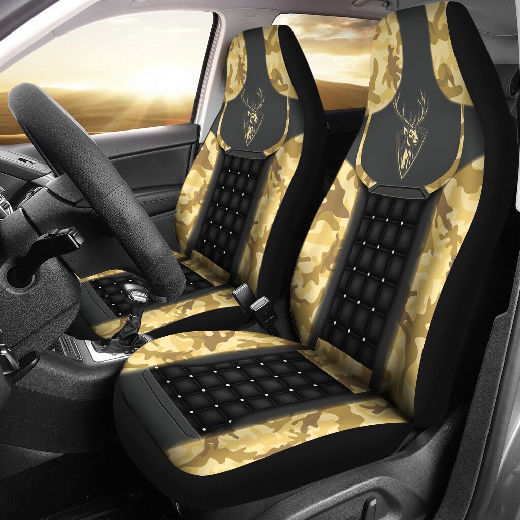 3Thhht-Deer Camo Hunting Car Seat