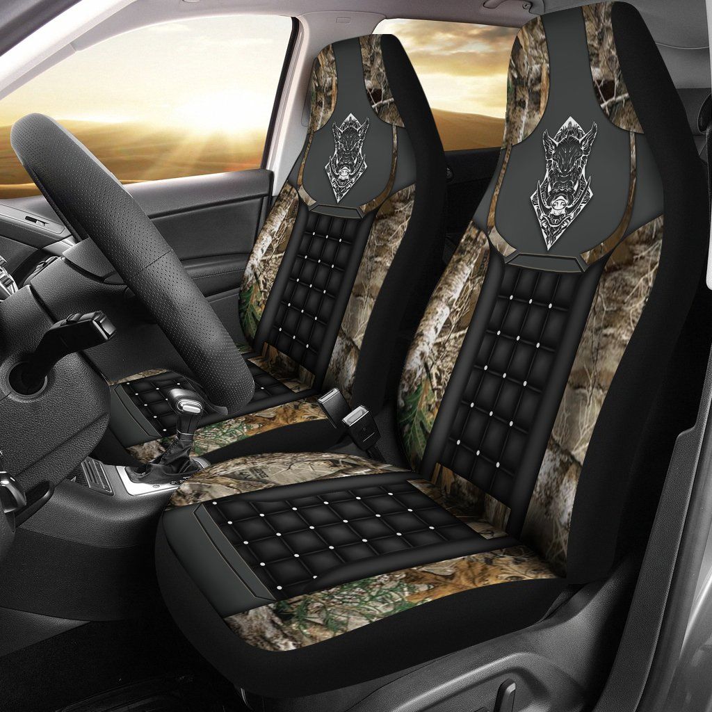 2Tttht-Thh Hunting Boar Car Seat Cover New