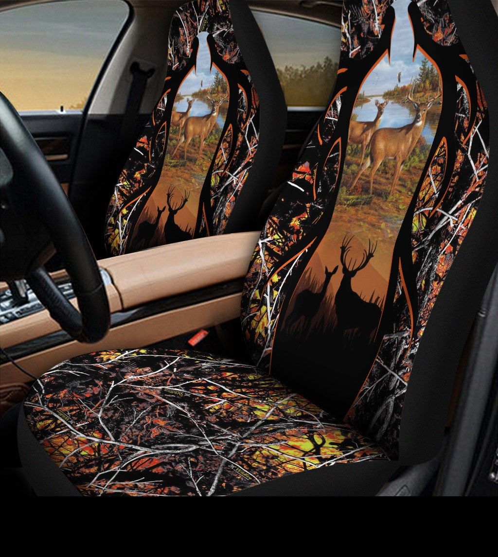 47THHHT-DEER HUNTING CAR SEAT COVERS