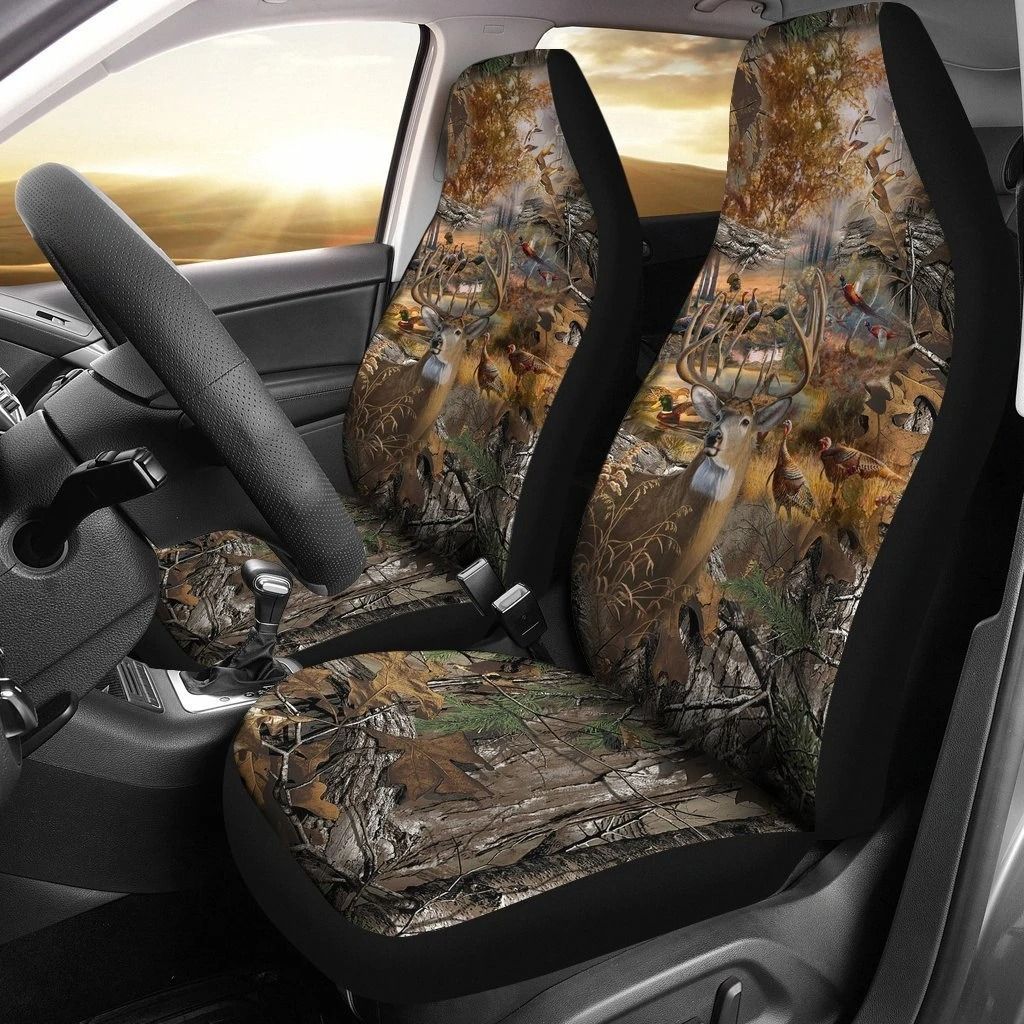 476THHHT-Hunting Camo Car Seat Covers