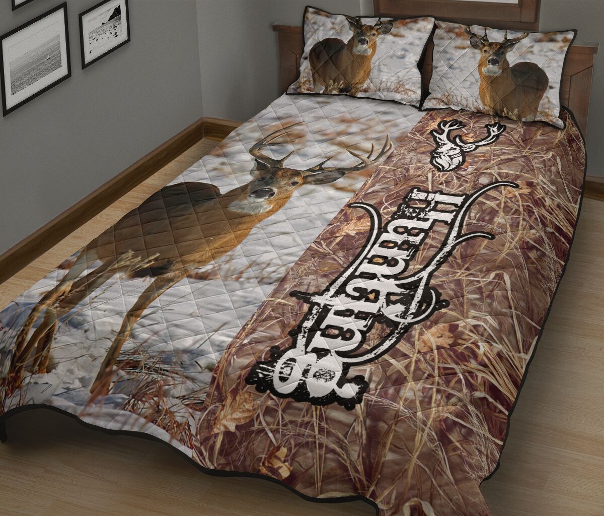 542THHHT – Deer Hunting Quilt Bed Set