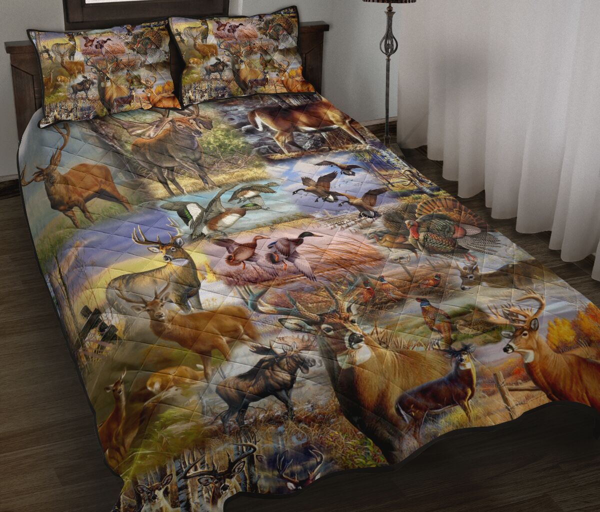 587THHHT – Hunting Life Quilt Bed Set