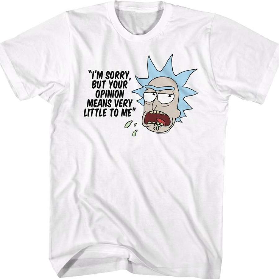 Your Opinion Means Very Little Rick and Morty T-Shirt