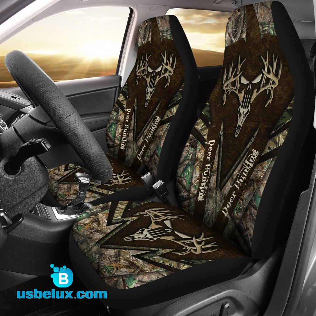 669THHHT – HUNTING SKULL CAR SEAT COVERS