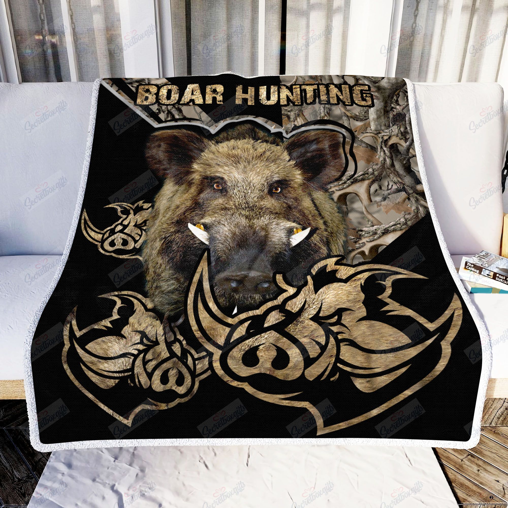 Boar Hunting NI2502011YM Fleece Blanket