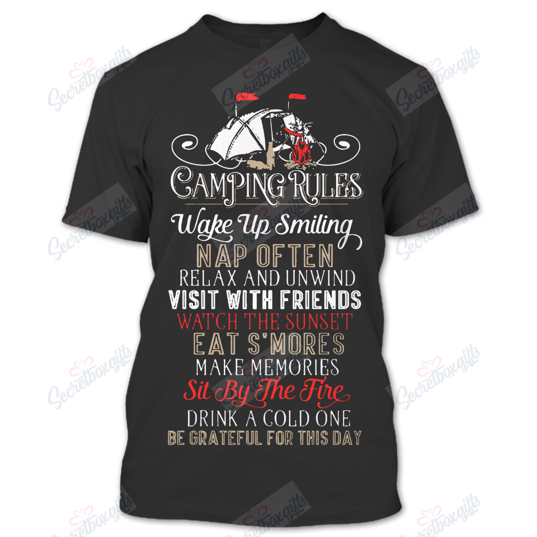 Camping Rules Be Grateful For This Day YW2602077CL T-Shirt