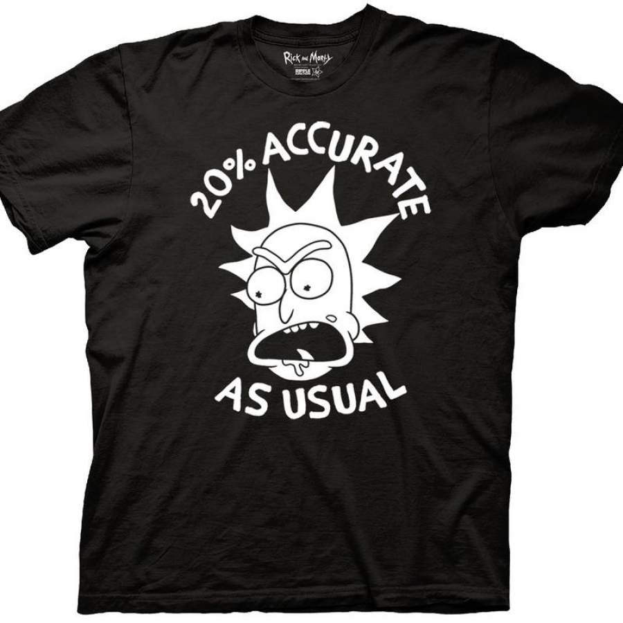 Rick and Morty 20% Accurate T-Shirt