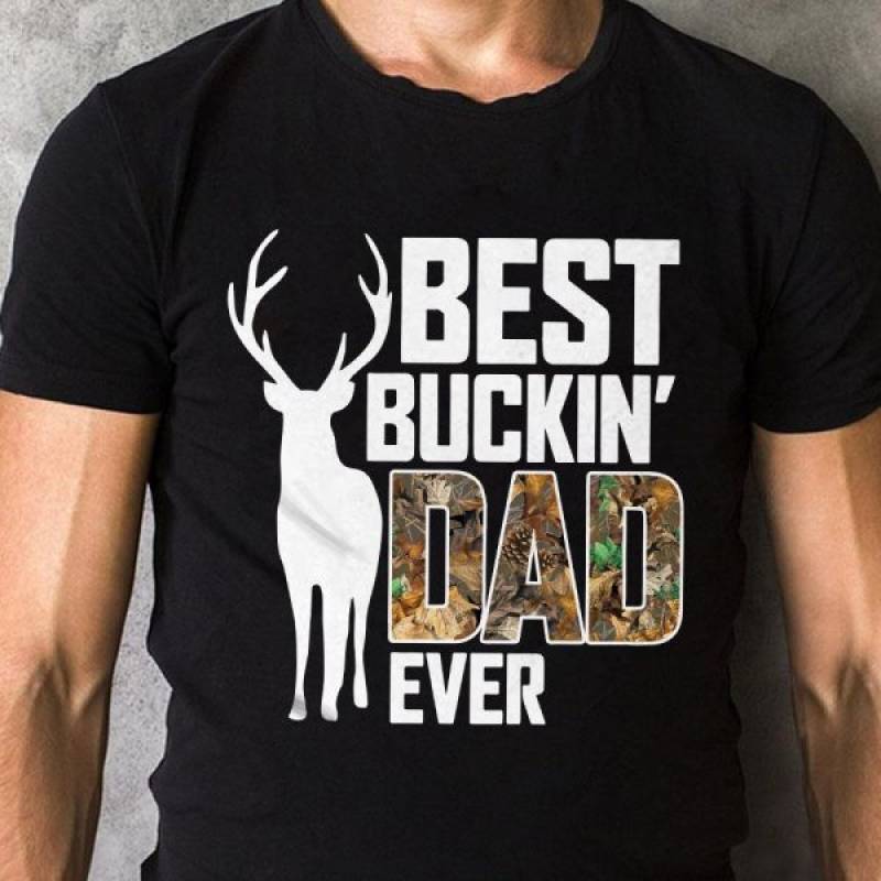 Dad Hunting FD Black T Shirt AP2001 87O53