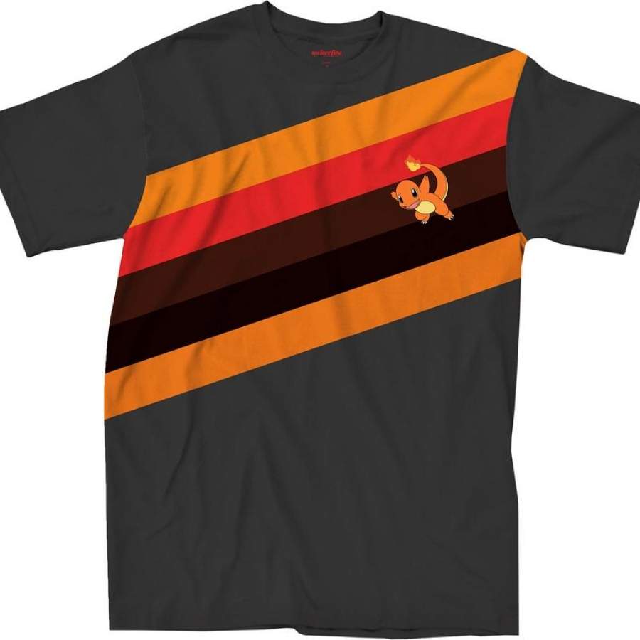 Pokemon Charmander Striped Shirt