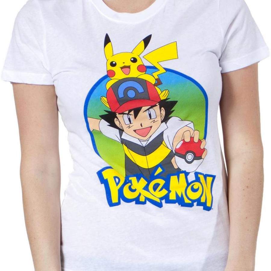 Pikachu And Ash Pokemon Shirt