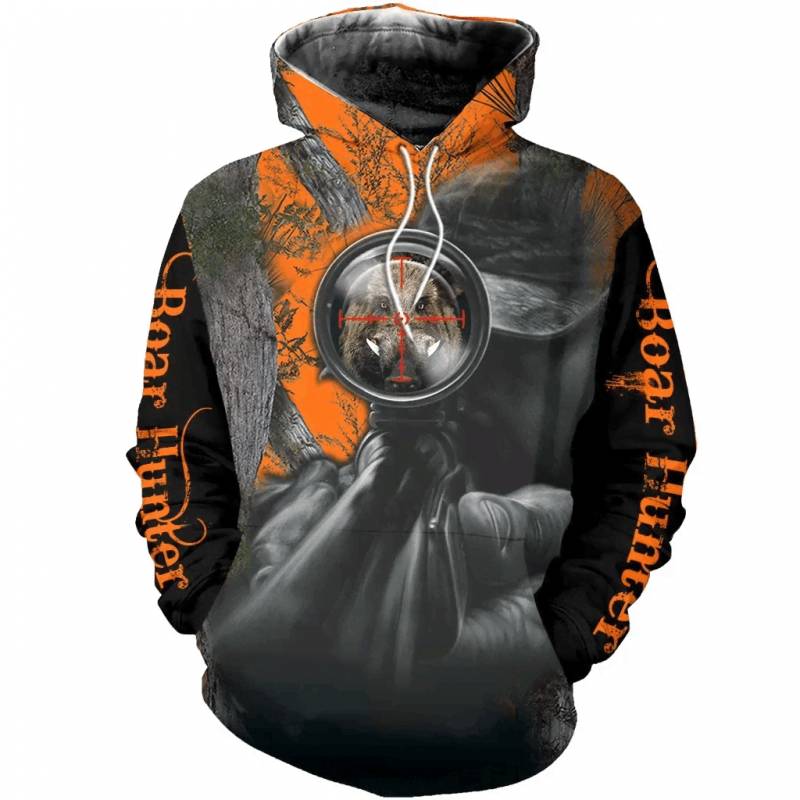 Boar Hunting Born To Hunt GO33 Hoodie