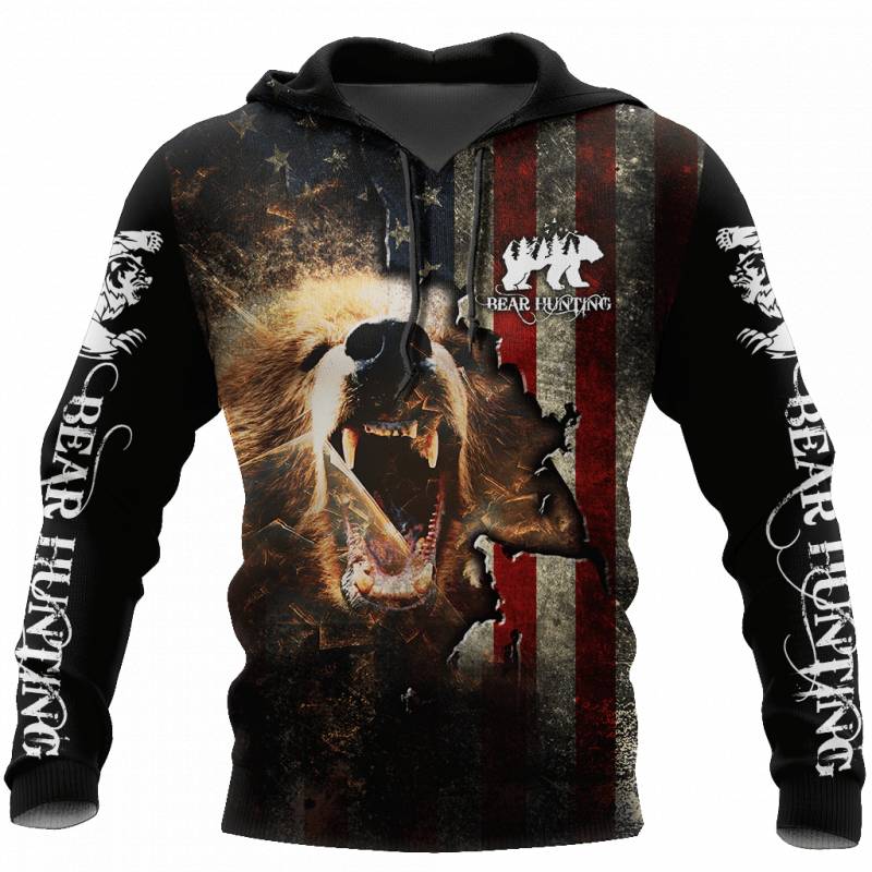 Bear Hunting Born To Hunt GO25 Hoodie