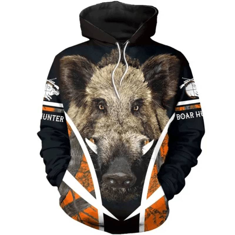 Boar Hunting Born To Hunt GO69 Hoodie