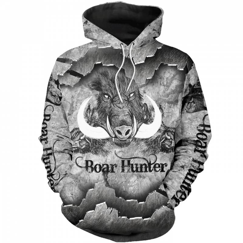 Boar Hunting Born To Hunt GO67 Hoodie