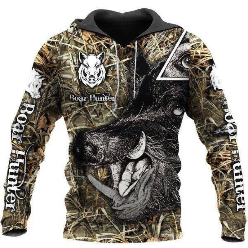 Boar Hunting Born To Hunt GO68 Hoodie