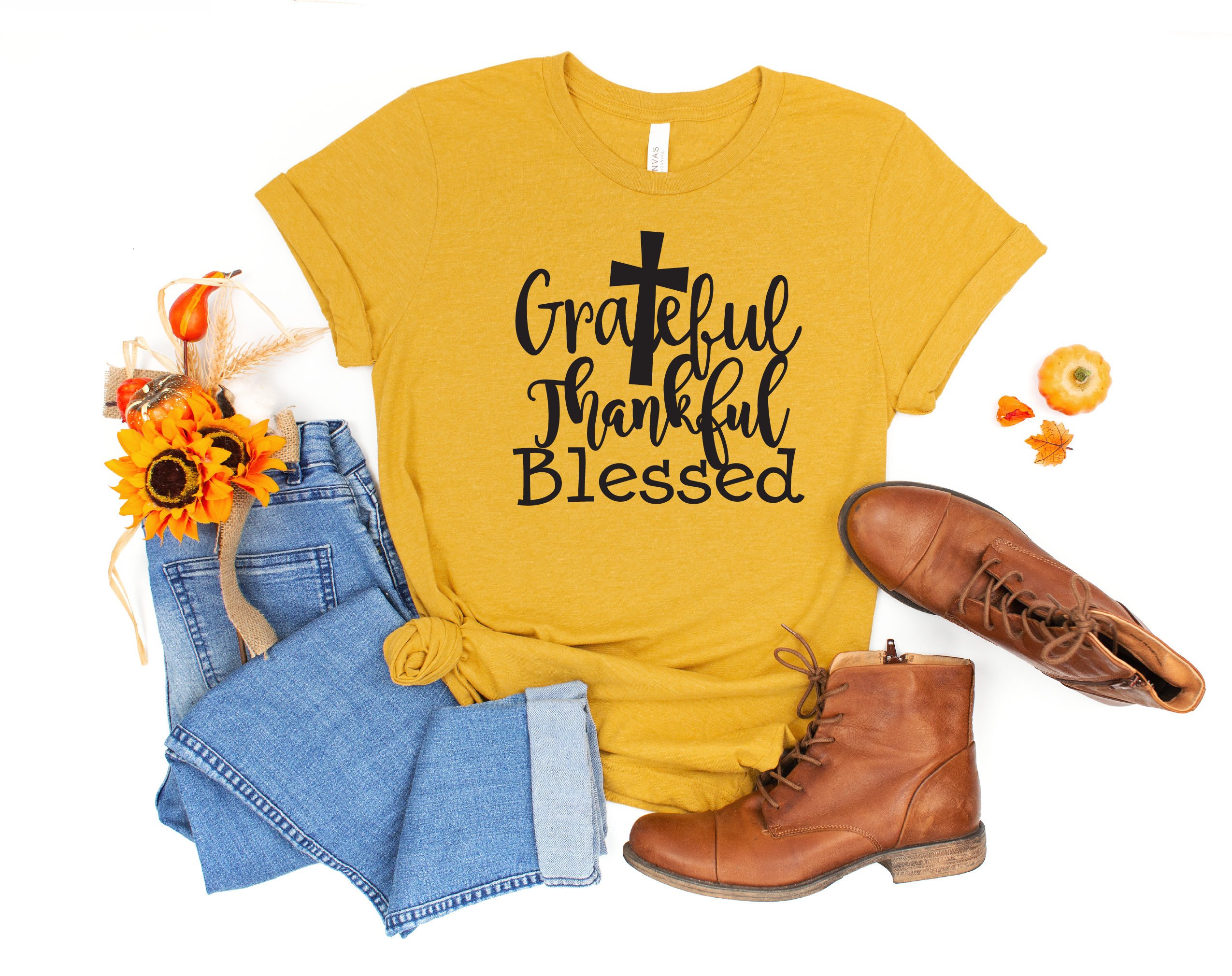 Grateful Thankful Blessed Shirt, Grateful Shirt, Blessed Shirt, Thankful Shirt, Thanksgiving Shirt, Christian Shirt