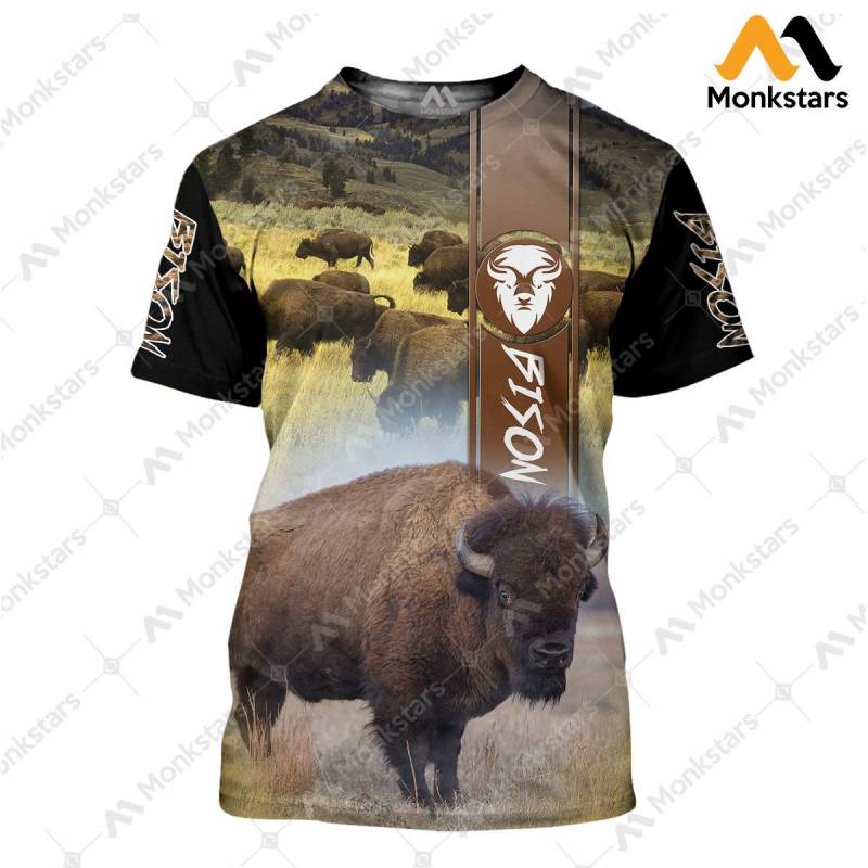 Bison Hunting V9 Hoodie