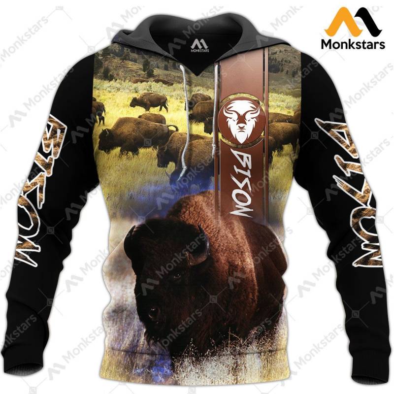 Bison Hunting V2 Hoodie