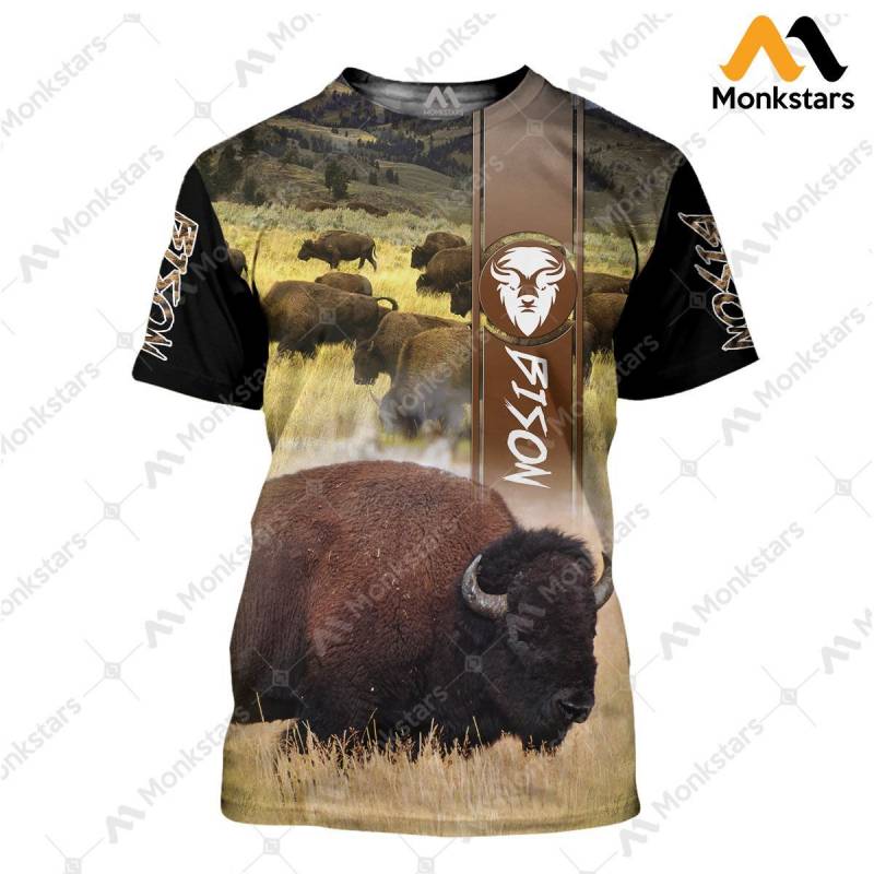 Bison Hunting V11 Hoodie