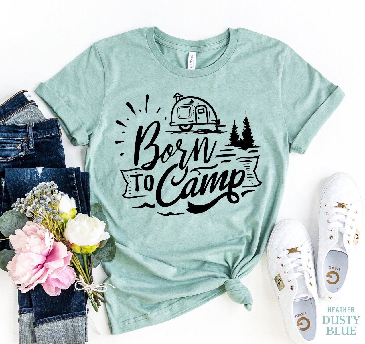 Born To Camp Shirt, Camping Shirt, Adventure T-Shirt, Outdoors Tshirt, Hunting Shirt, Hiking Shirt, Camp Fire T-Shirt, Cute Gift For Her