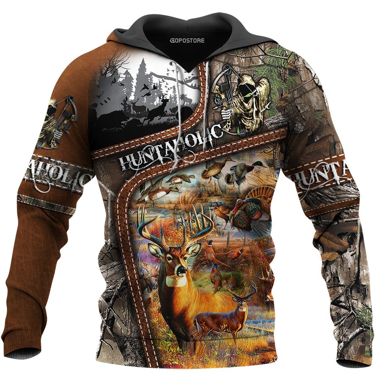 Hunting Camo 3D All Over Print, Unisex 3D Hoodie T Shirt Plus Size S-5Xl