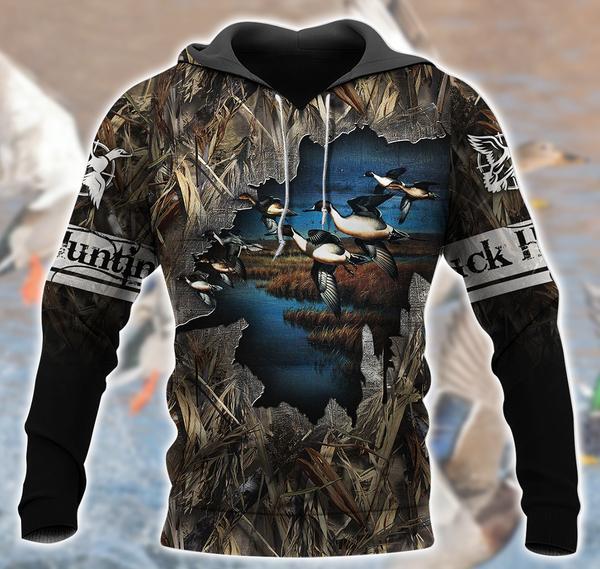 Duck Hunting 3D All Over Print | Hoodie | Unisex | Full Size | Adult | Colorful | Ht4983