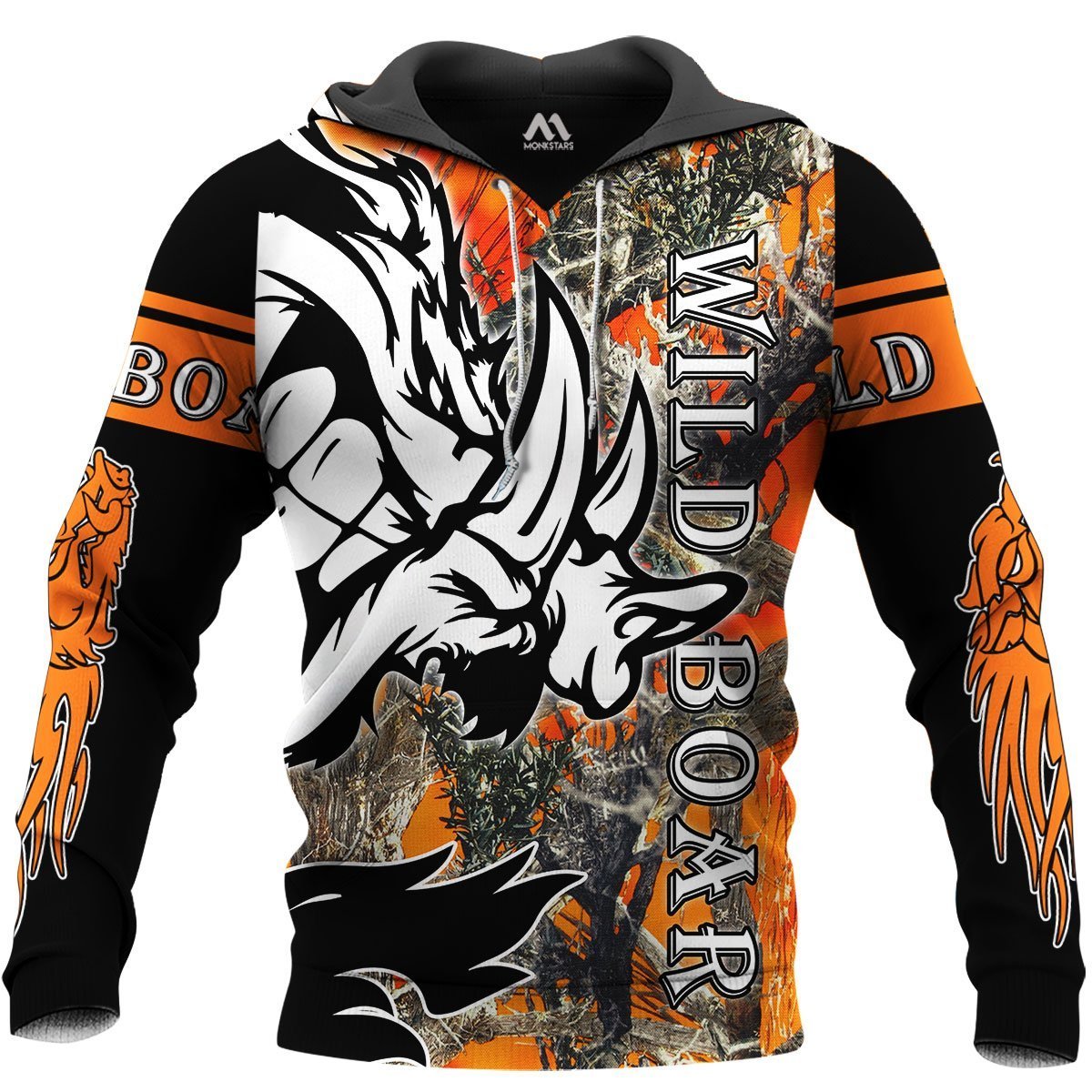 Wild Boar Hunting 3D All Over Print, Unisex 3D Hoodie T Shirt Plus Size S-5Xl