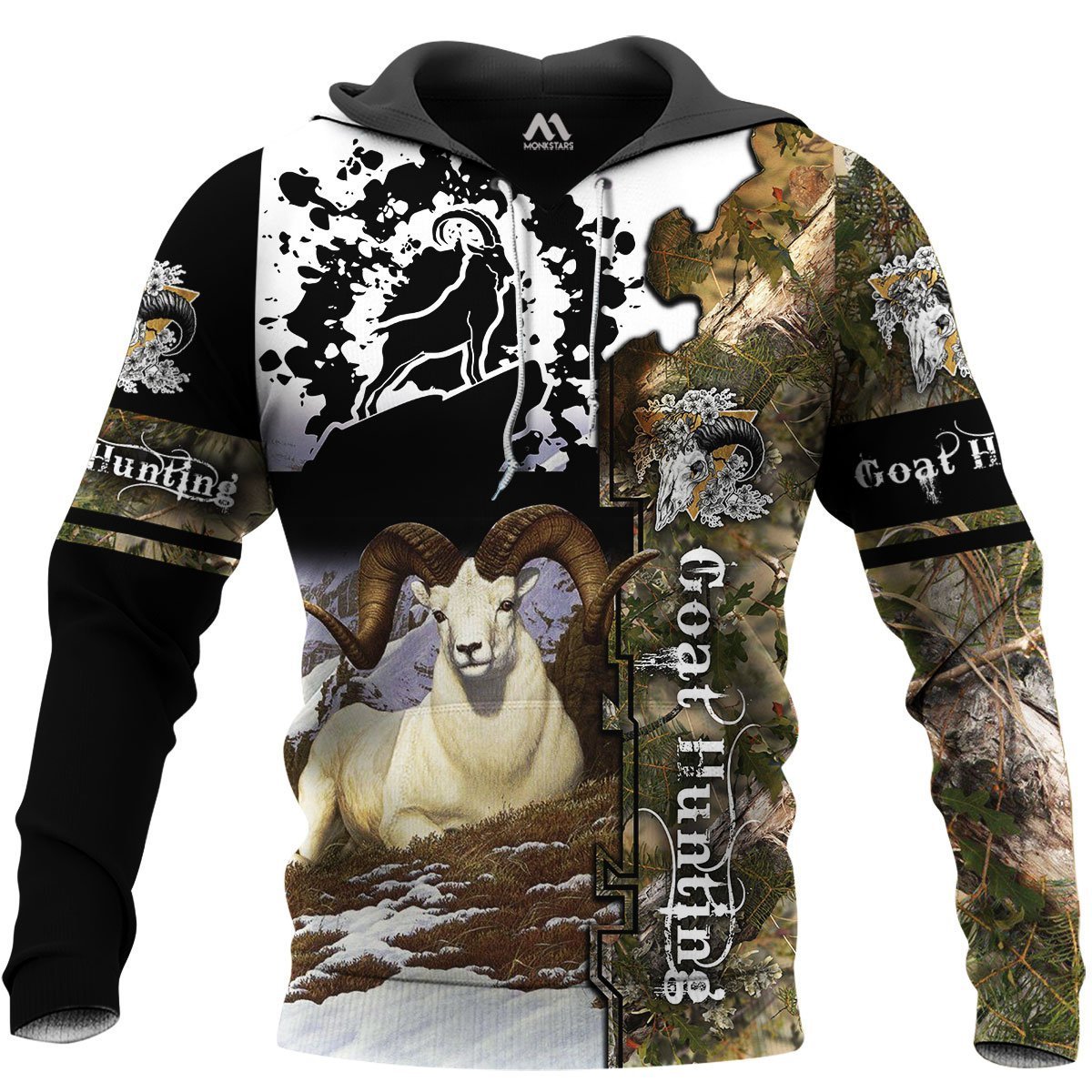 Goat Hunting 3D All Over Print, Unisex 3D Hoodie T Shirt Plus Size S-5Xl